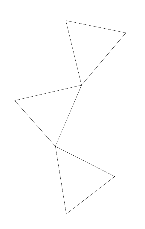 site logo: three isosceles triangles connected point to point